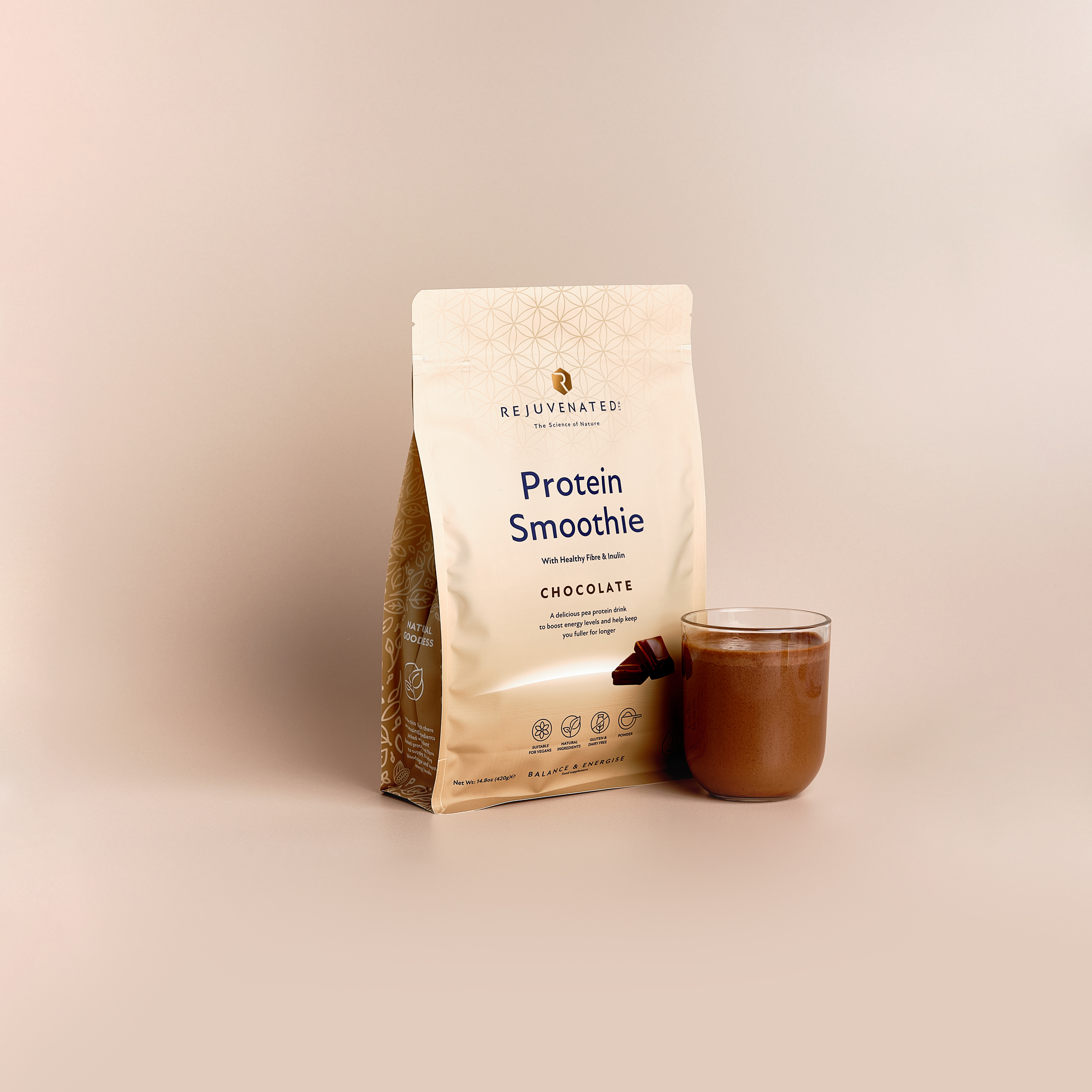 Протеїновий смузі зі смаком шоколаду Rejuvenated Protein Smoothie Chocolate